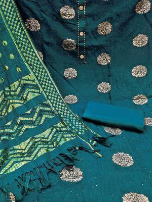 woven design unstitched dress material 3