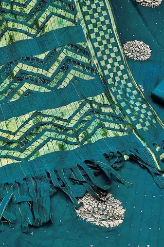 woven design unstitched dress material