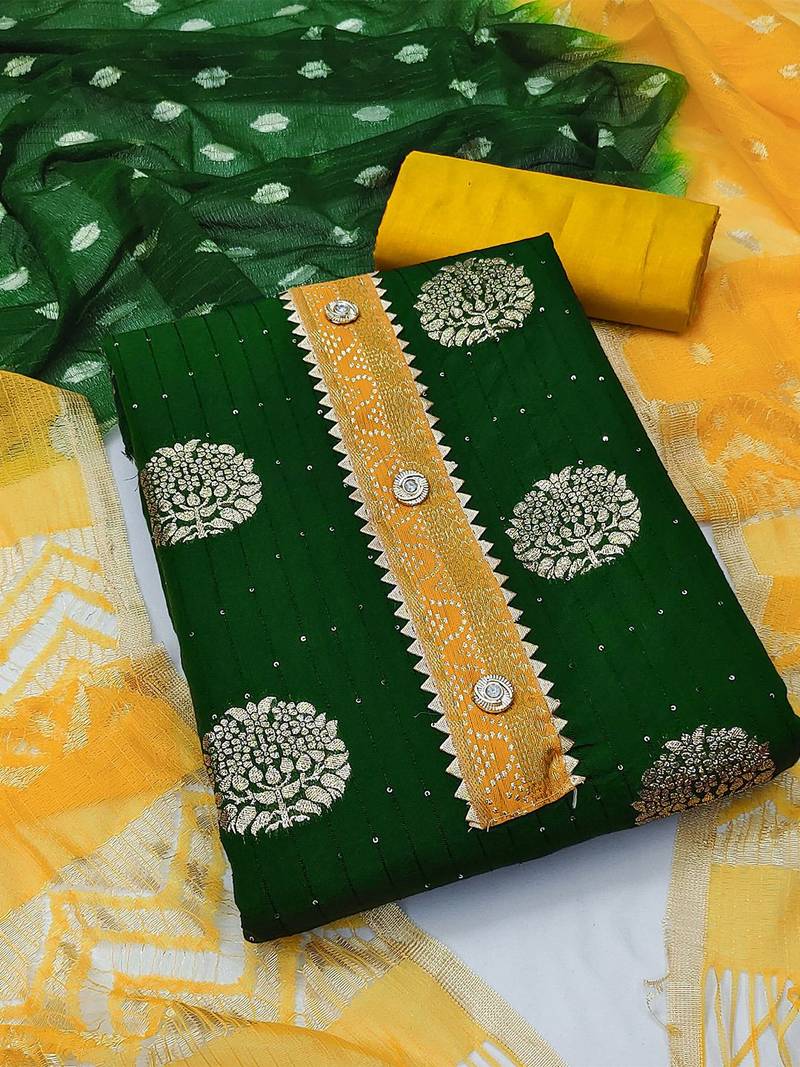 unstitched dress material