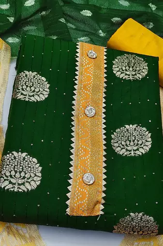 unstitched dress material