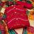 bandhani printed mirror work embroidered cotton silk unstitched dress material