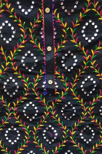 embroidered cotton unstitched dress material