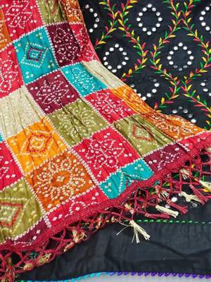 embroidered cotton unstitched dress material 5