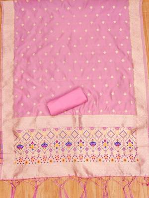 ethnic motifs woven design unstitched dress material 4
