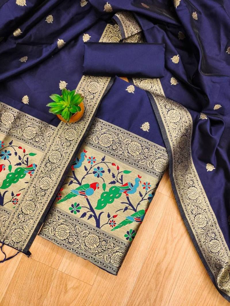 unstitched dress material