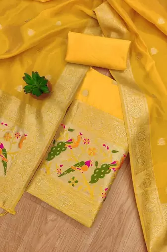 unstitched dress material