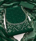 embroidered unstitched dress material
