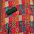 ethnic motif embroidered mirror work cotton unstitched dress material
