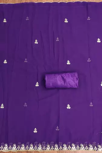 embroidered unstitched dress material