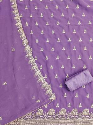 embroidered unstitched dress material 3