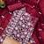 floral embroidered unstitched dress material