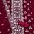 floral embroidered unstitched dress material