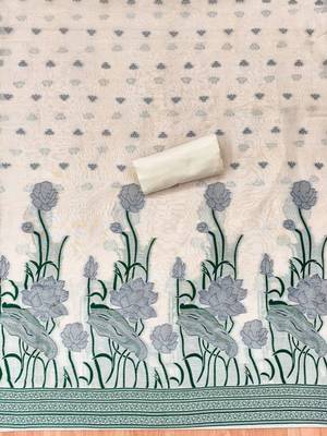 embroidered cotton unstitched dress material 4