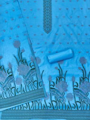 printed cotton unstitched dress material 3