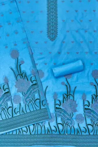 printed cotton unstitched dress material