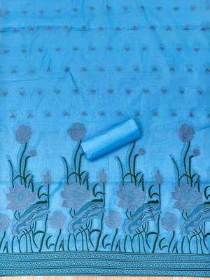 printed cotton unstitched dress material 4