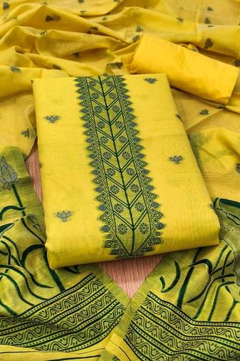 unstitched dress material