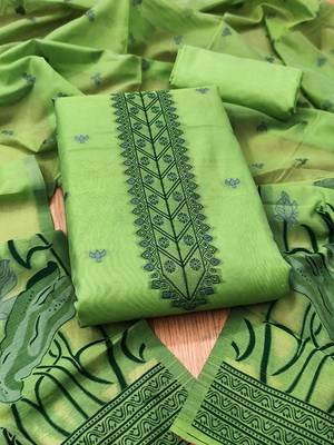 embroidered organza unstitched dress material 1