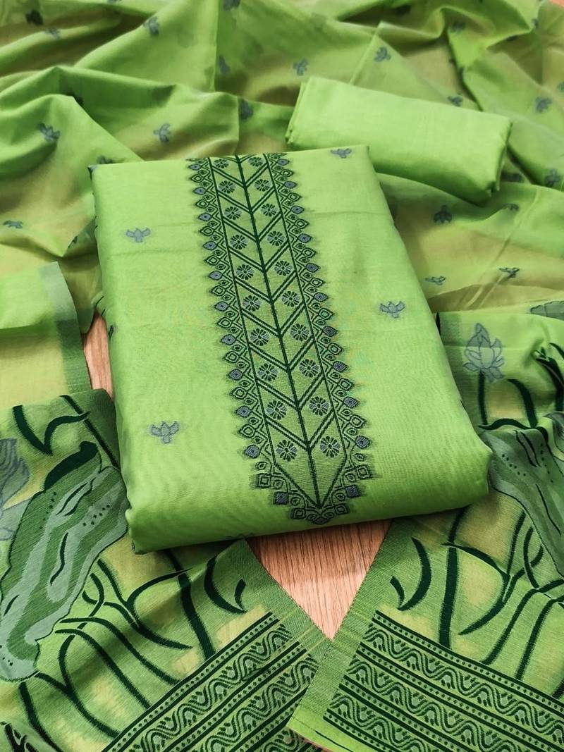 embroidered organza unstitched dress material