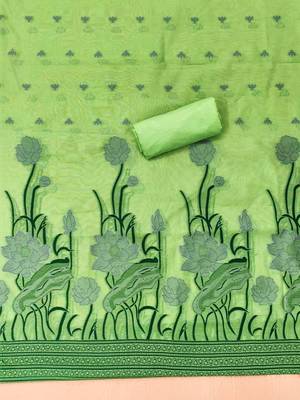 embroidered organza unstitched dress material 4