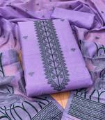 embroidered cotton unstitched dress material