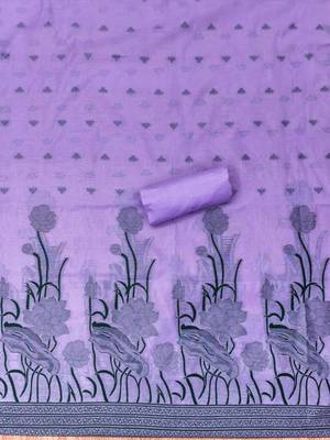 embroidered cotton unstitched dress material 4