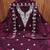 floral embroidered unstitched dress material
