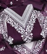embroidered unstitched dress material