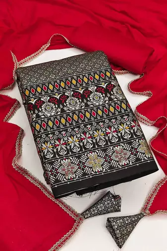 unstitched dress material