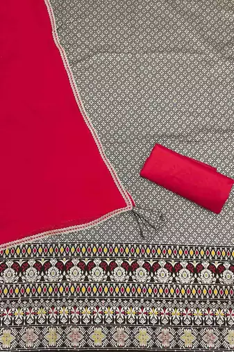 unstitched dress material