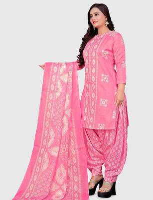 printed unstitched dress material 4