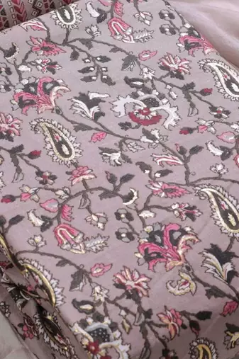 ethnic motif printed unstitched dress material