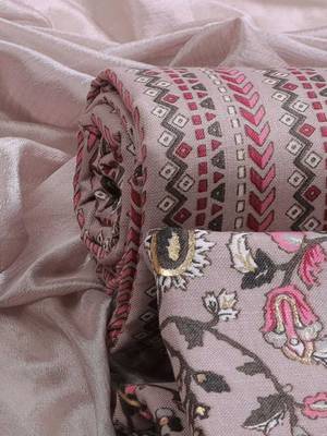 ethnic motif printed unstitched dress material 4