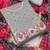 grey & red unstitched dress material