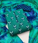 ethnic printed unstitched dress material
