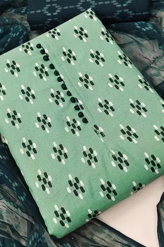 printed unstitched dress material