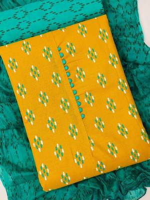 printed unstitched dress material 2