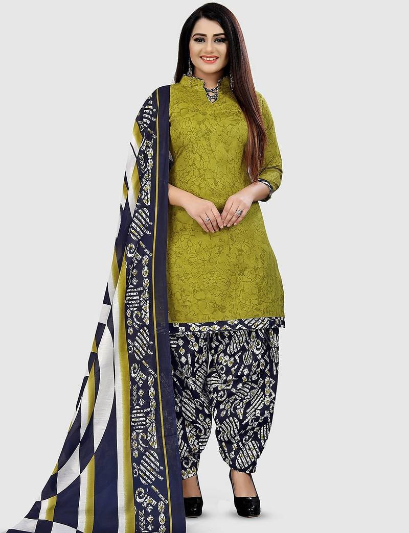 floral printed unstitched dress material