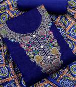 woven design ethnic motifs unstitched dress material