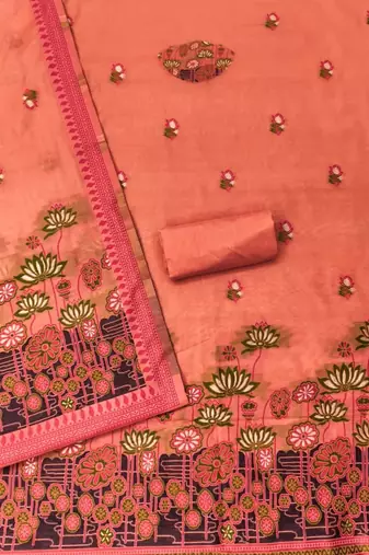printed cotton unstitched dress material