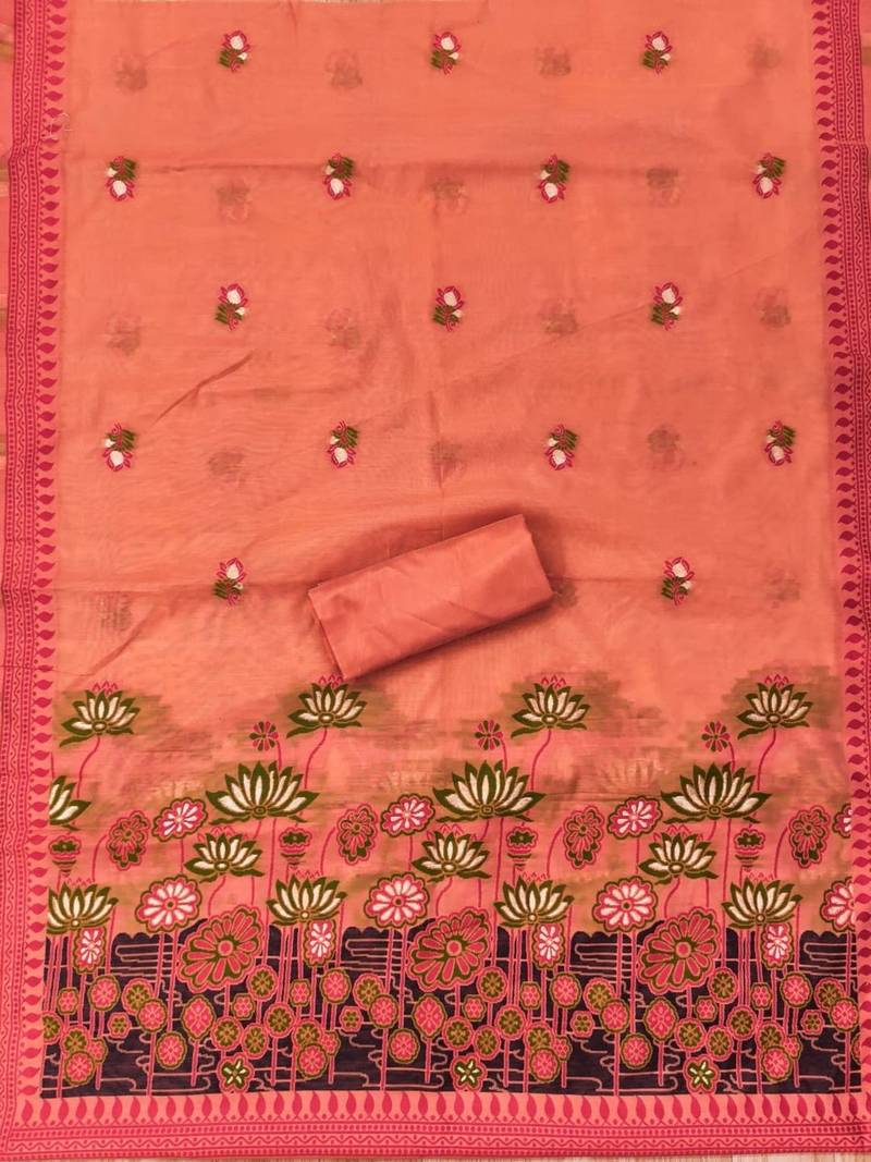 printed cotton unstitched dress material