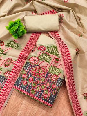 printed unstitched dress material 1
