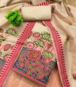 printed unstitched dress material