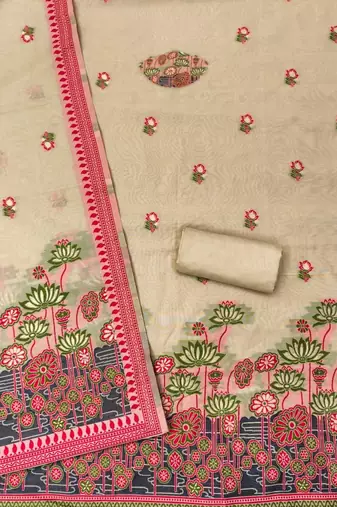 printed unstitched dress material