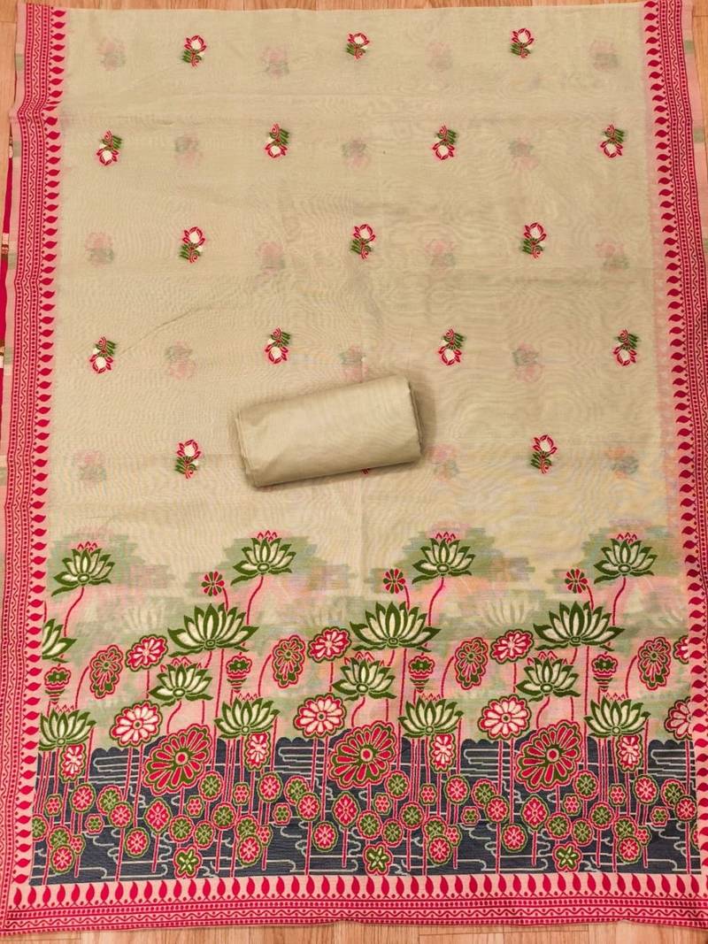 printed unstitched dress material