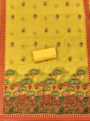 printed cotton unstitched dress material 4