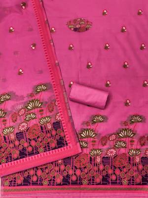 printed cotton unstitched dress material 3