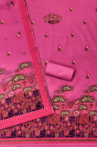 printed cotton unstitched dress material
