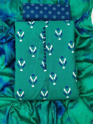 ethnic motifs printed unstitched dress material 2
