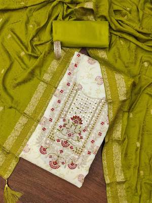  cotton unstitched dress material 1